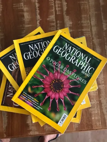 Revistas National Geographic - uma matéria melhor que a outra. Preciosidades.