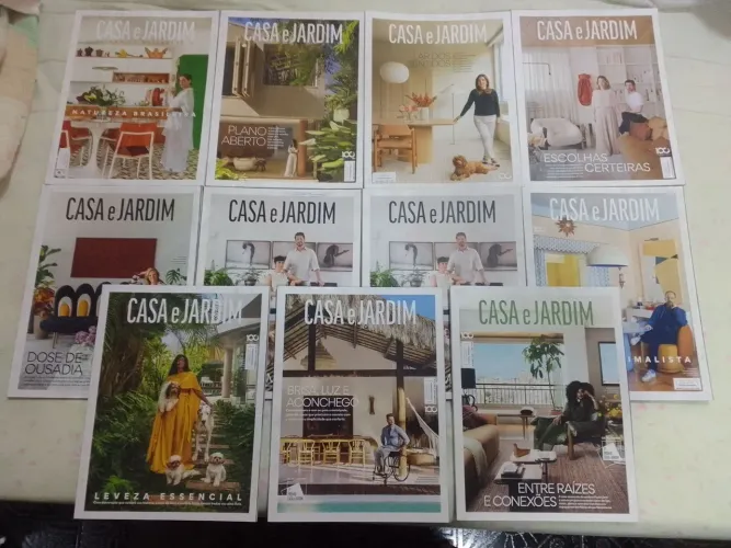 Revistas Casa e Jardim. 