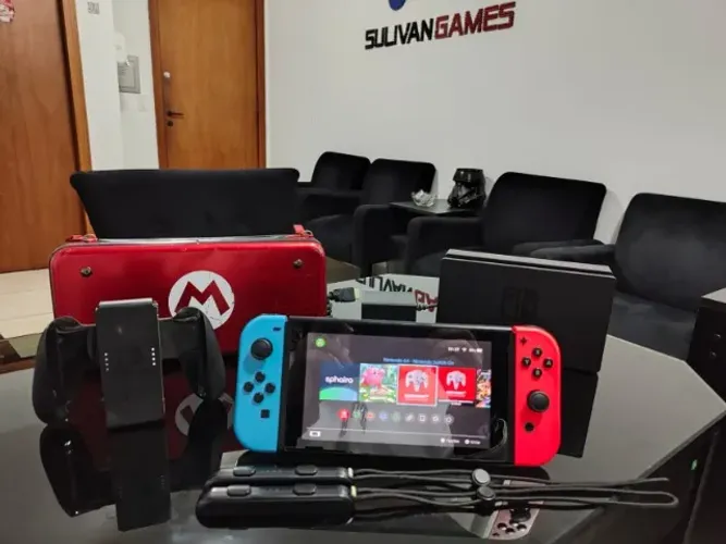 Nintendo Switch usado DESB.LO.QUEADO - Garantia - Pode jogar Online - Vários Jogos