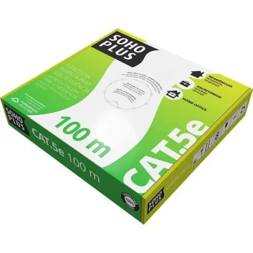 Cabo De Rede CAT5e 100/1Giga Com 100 Metros