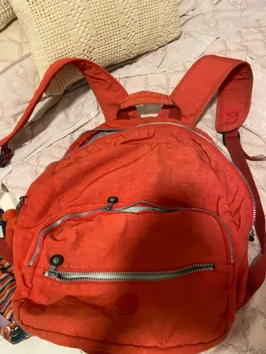 Mochila Kipling vermelha