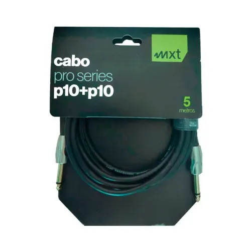 Cabo Profissional MXT Pro-Series P10+P10 5 Metros - CB0550