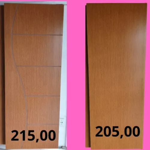 Portas semi ocas com enchimento em madeira