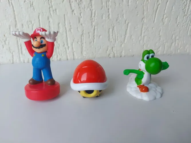 Miniaturas bonecos mario bross McDonald's 