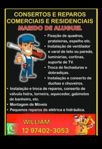 Marido de aluguel trabalhamos com responsabilidade e comprometimento