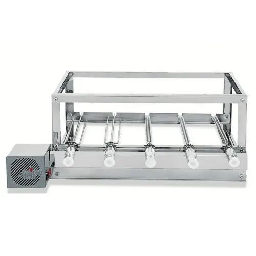 Churrasqueira Grill Inox 5 Espetos Giratórios Artinoxgrill