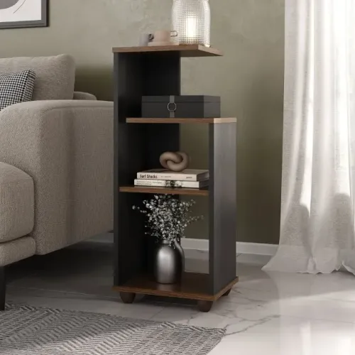 Mesinha de apoio bis imbuia preto