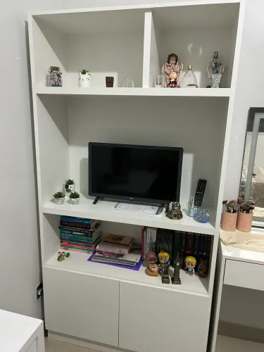Móvel estante e suporte TV