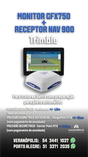 Piloto Automático Hidráulico para tratores 