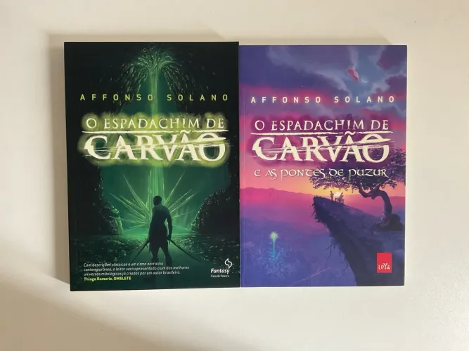 O Espadachim de Carvão - 2 Volumes (Autografados)