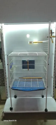 Viveiro mini teto reto calopsita play