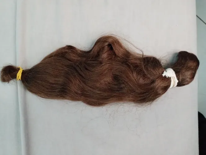 Cabelo humano com 36 centímetros natural 