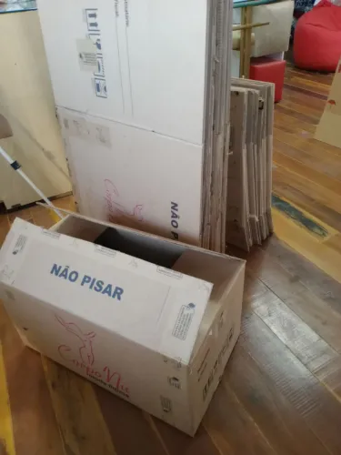 Caixas de papelão para embalagem kit com 3 unidades 
