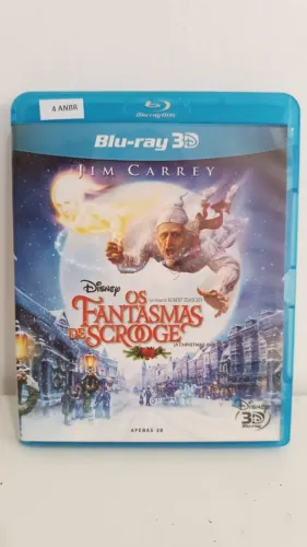 DVD os fantasmas de scrooge blu-ray 3d