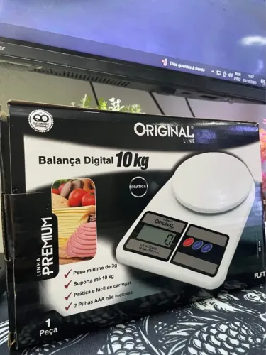 Balança Digital Original Line 10kg - Linha Premium