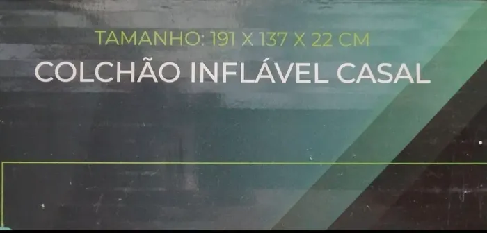 Colchão Inflável Casal - 191x137x22cm