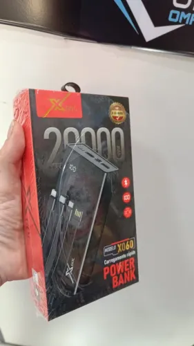 Carregador Power Bank Portátil 20000mah 4 Cabos com suporte Xgol - Loja Coimbra Entregamos