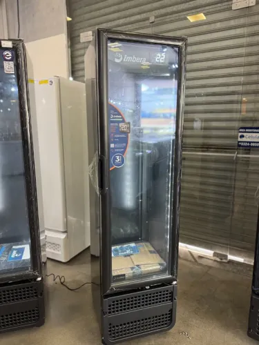 Cervejeira 230 litros slim -6 graus imbera interno preto (alef)