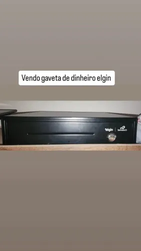 Gaveta de dinheiro elgin 