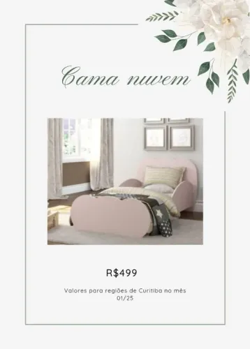 Promoção Cama Nuvem 100%  - 22/01/25/