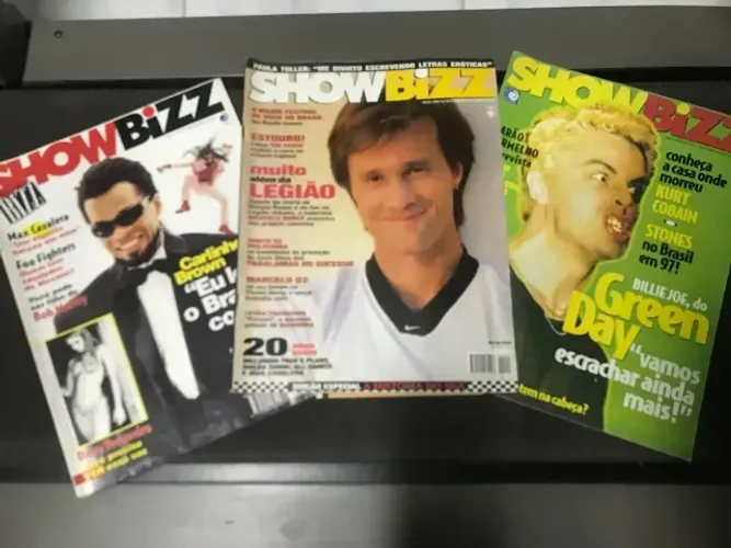 Três Revistas Show Bizz