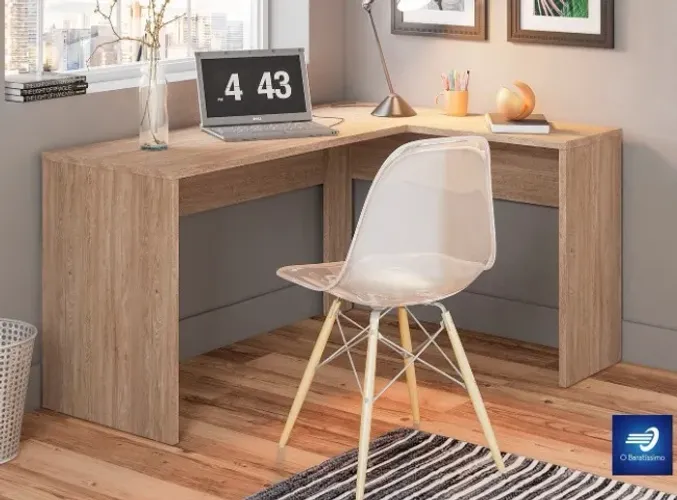 Escrivaninha/Mesa Office de Canto 