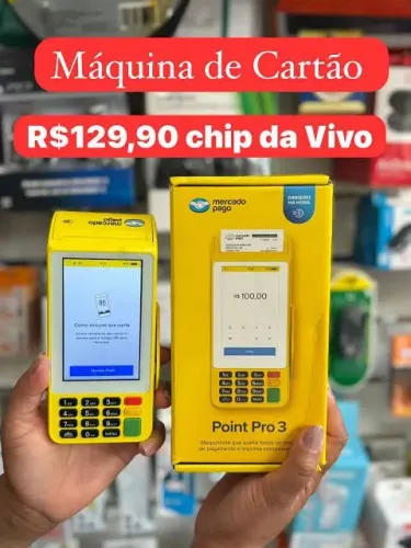 Máquina de cartão point pro 3 disponível pra entregar
