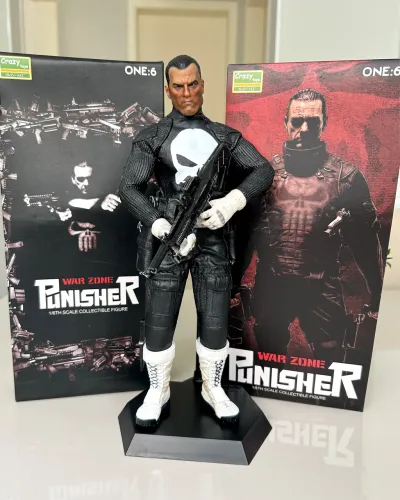 Action Figure O Justiceiro Crazy Toys The Punisher Boneco