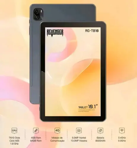 Tablet 10.1'' Revenger RG-TB18 4G 64GB - Novo