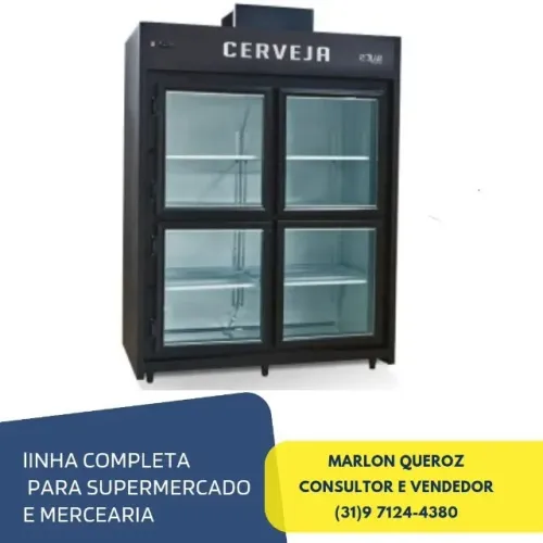 Cervejeira 4 Portas de Vidro Mini Câmara Polar 220v