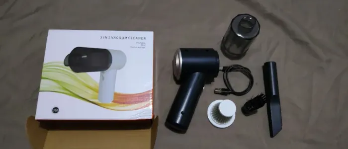 Mini Aspirador De Carro 2 Em 1 Usb-c.