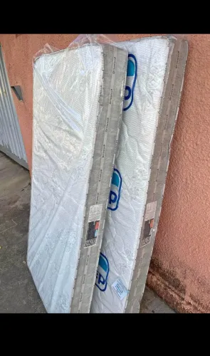 Cama box colchão novo 