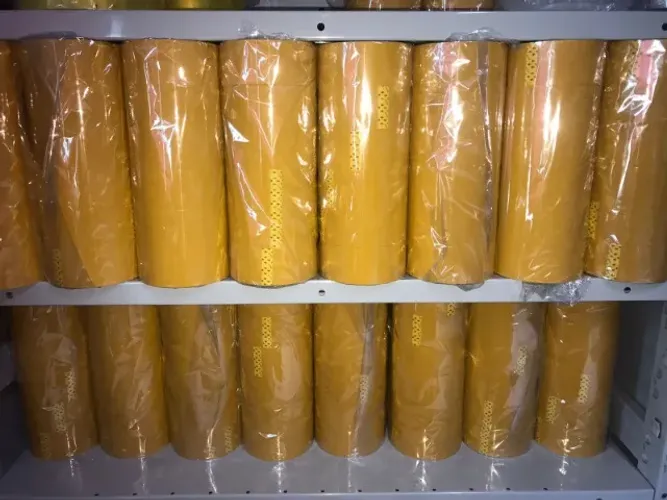 Fitas Adesiva Durex Amarela Embalagem 100mt