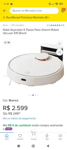 Robo xiomi s10 SEM DETALHE " BARATO PRA VENDE HOJE" PIX OU DINHEIRO 