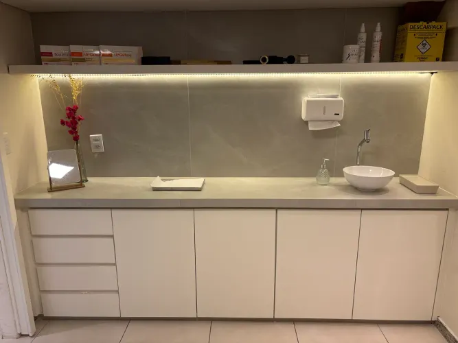 Bancada, Armário, Marcenaria ( consultório) 