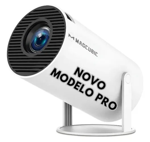 Projetor Portátil HY300 PRO Magcubic Wifi Bluetooth 4k full HD Android