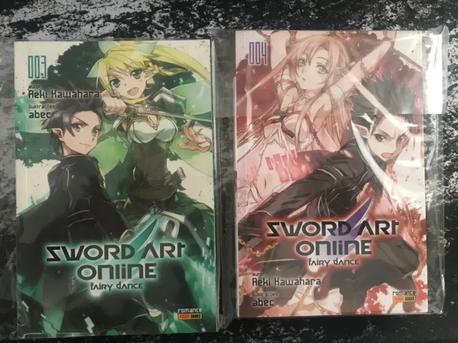 Sword art online vol 3 e 4 (Light Novel)