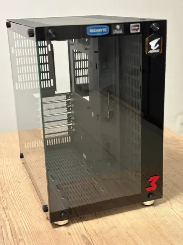 Gabinete DT3 Hyper Space Vidro Temperado - Novinho