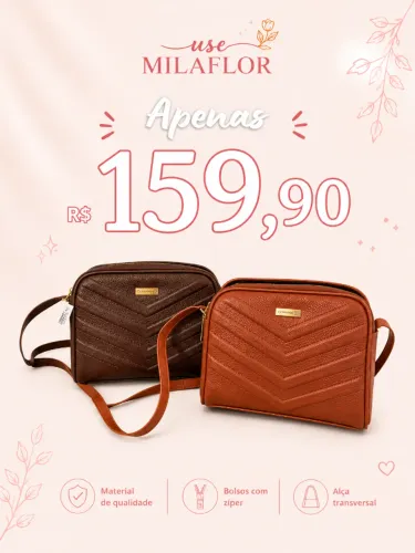 Bolsa Couro Fino