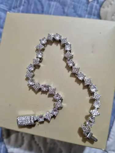 Pulseira riviera cristais