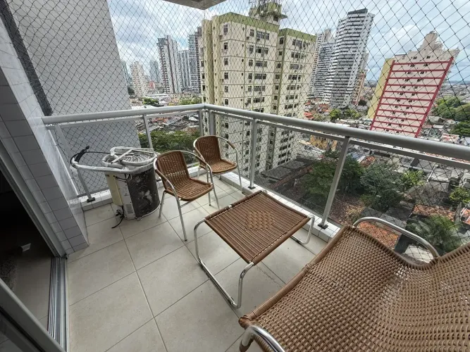 Edifício Apollos Garden | Apartamento para aluguel com 76 m² | Jurunas | 2 Suítes | Sacada