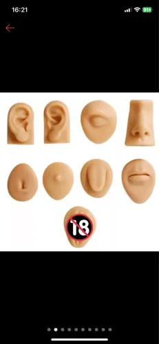 Kit modelos realista de silicone