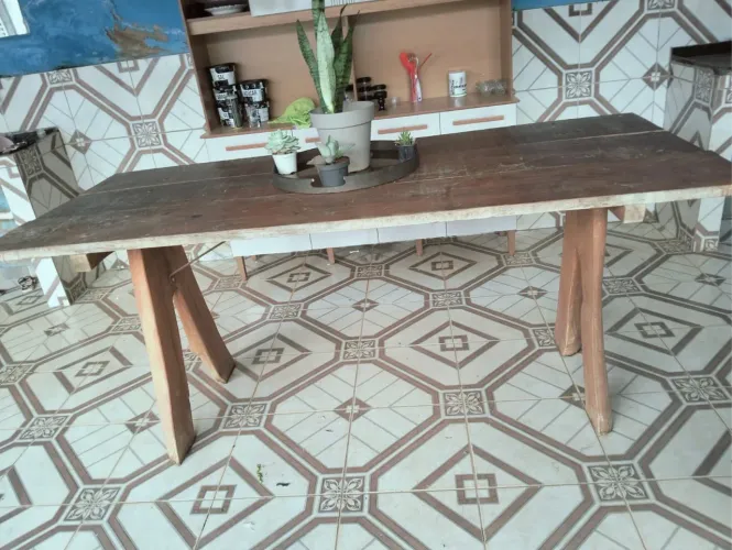Mesa rústica