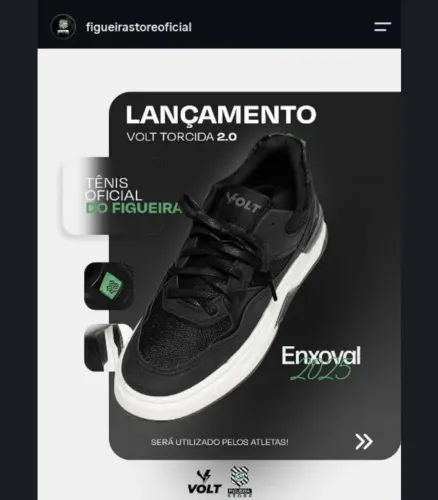 Tênis masculino Volt Figueirense Edição Limitada 99,00