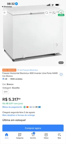 Vendo freezer