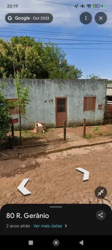 vendo terreno com casa para reformar,