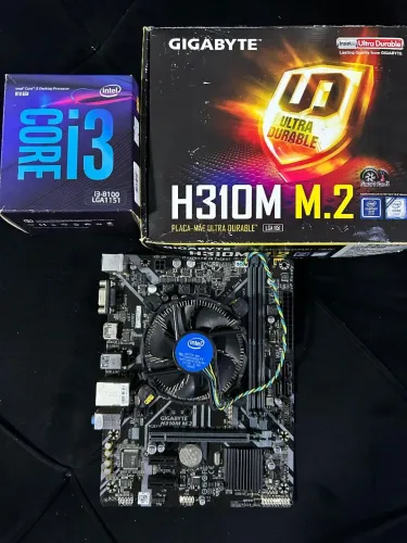 I3 8100 com cooler box + placa mãe H310M m.2
