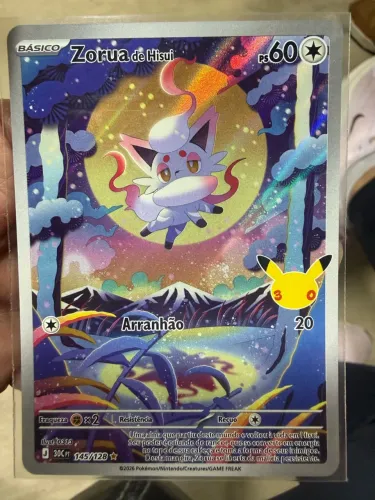 ZORUA DE HISUA 145/128 NM POKÉMON 30 anos
