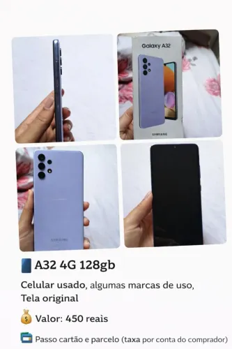 Celular A32 4G 128g