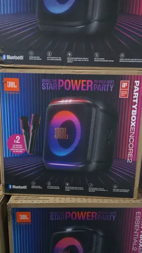 JBL Partybox encore 2, 2 microfones - Lacrada, Nota fiscal